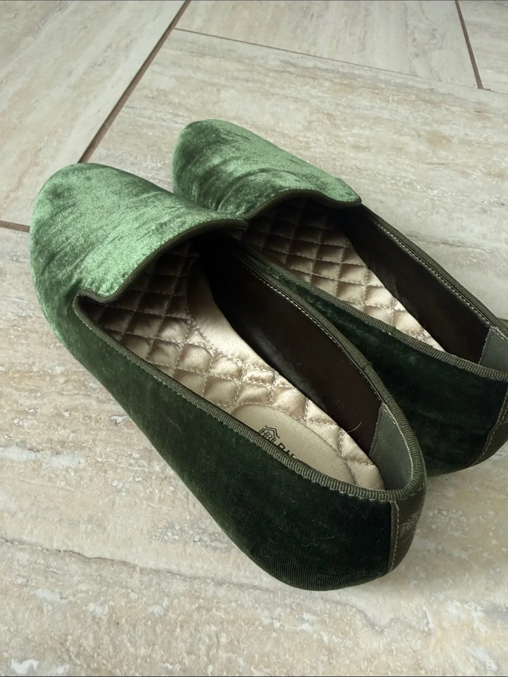 Birdies The Starling velvet flats 7.5